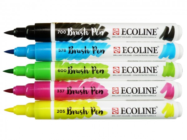 Ecoline Brush Pen 5er Set