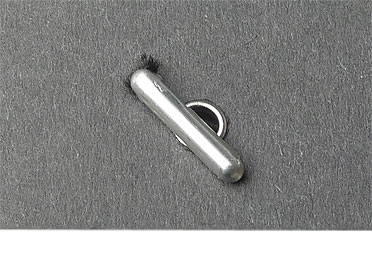 Metall-Klammern silber 20 mm / Pack mit 10 Stück, Buchschrauben / Clips /  Klammern / Gummizug, Layoutmaterial