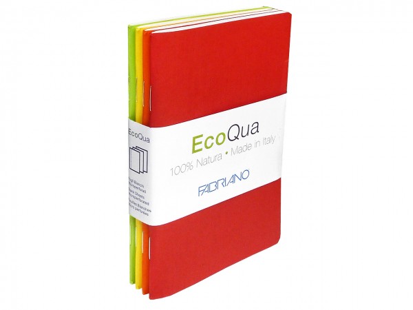 Fabriano® EcoQua / Notizhefte gepunktet im Taschenformat 9 x 14 cm