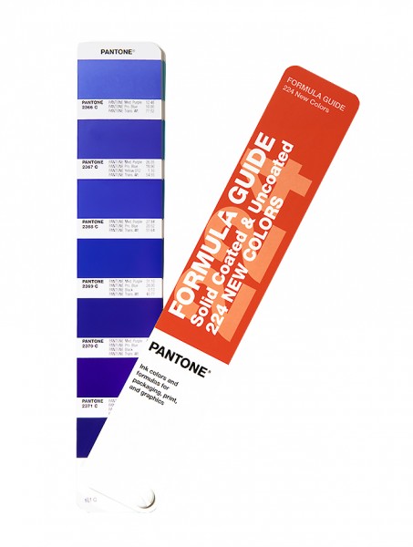 PANTONE® FORMULA GUIDE Ergänzungsfächer mit den 224 neuen Farben coated / uncoated / 2023