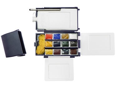Aquarell Malkasten Winsor &amp; Newton Cotmann Field Box mit 12 Farben