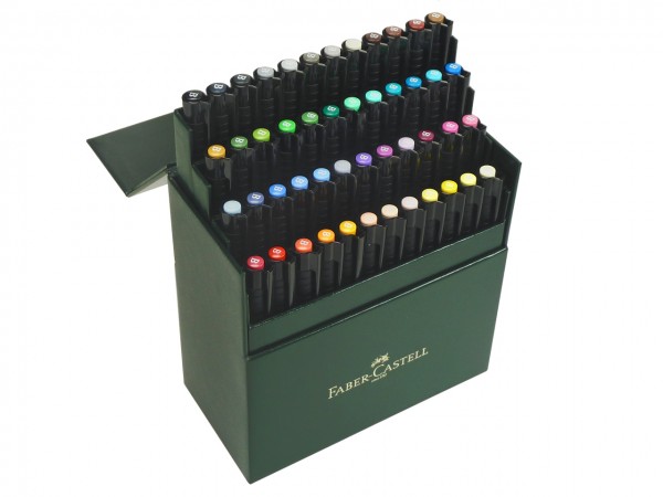 Faber-Castell PITT artist pen Brush Atelierbox mit 48 Farben