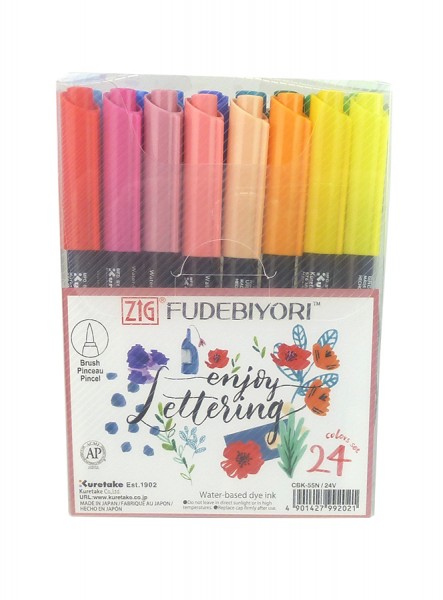 ZIG® Fudebiyori / Set mit 24 Farben