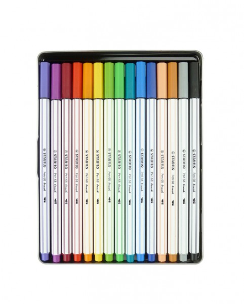 Stabilo® Pen 68 brush, 15er Set
